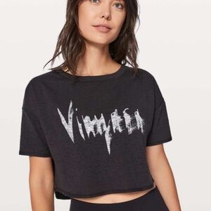 Lululemon Vinaysa Graphic Crop Top